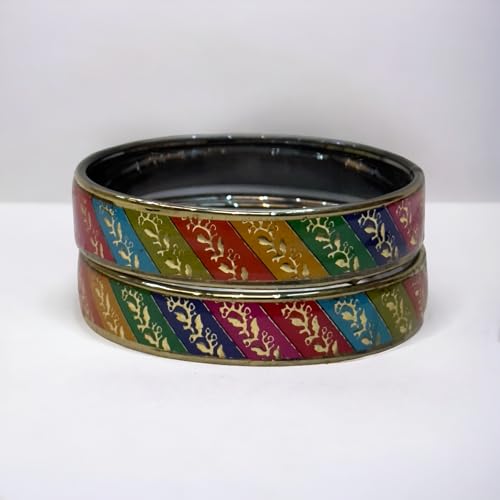 Plane Laminated Glass Bangle For Women (Combo Pack)